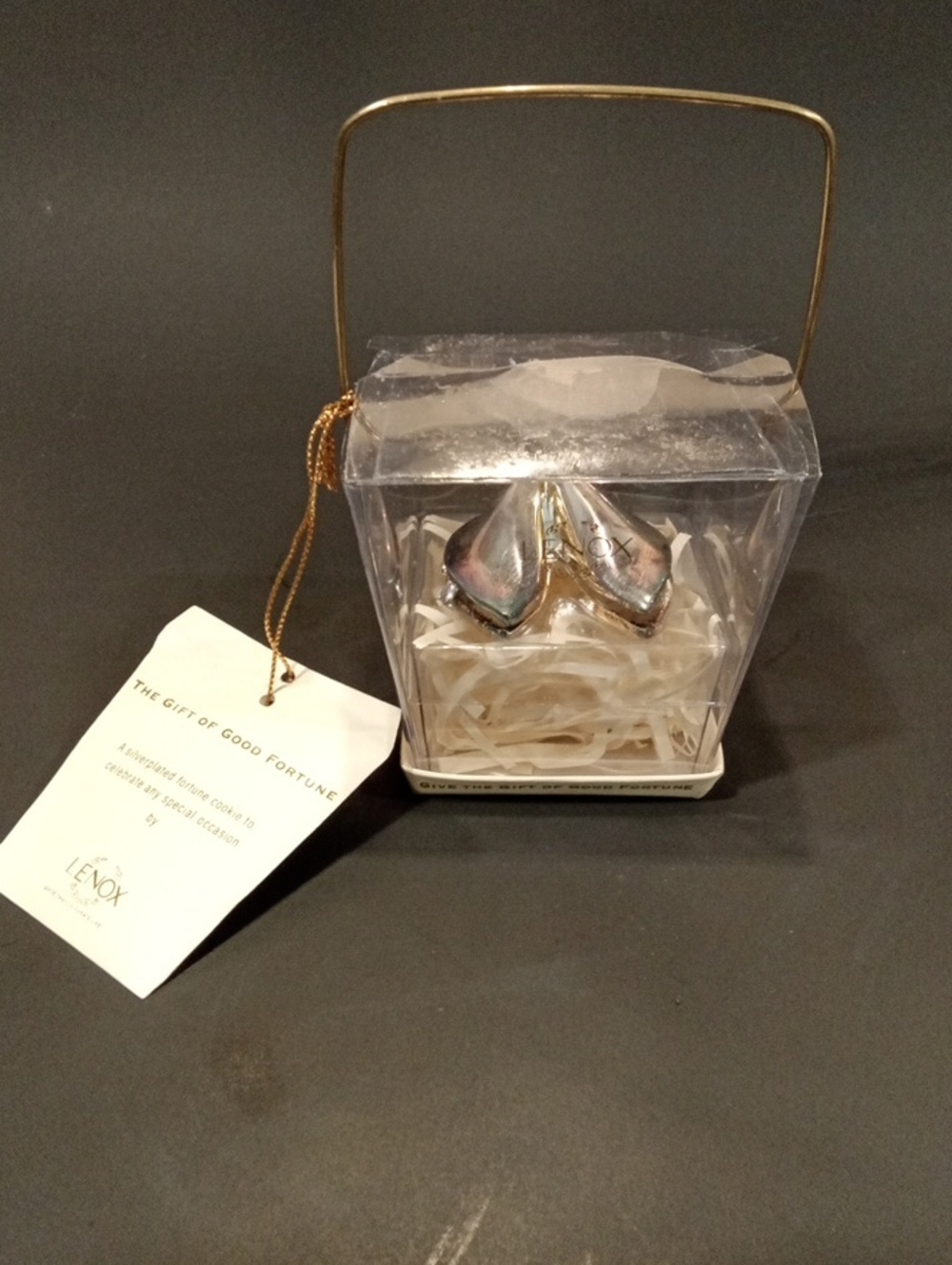 Lenox Silver Plated Fortune Cookie